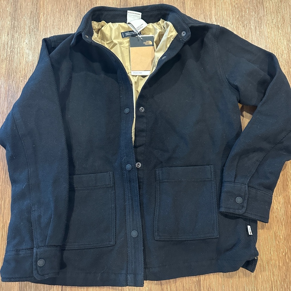The North Face W VALLEY TWILL UTILITY TNF BLACK Jacket NWT